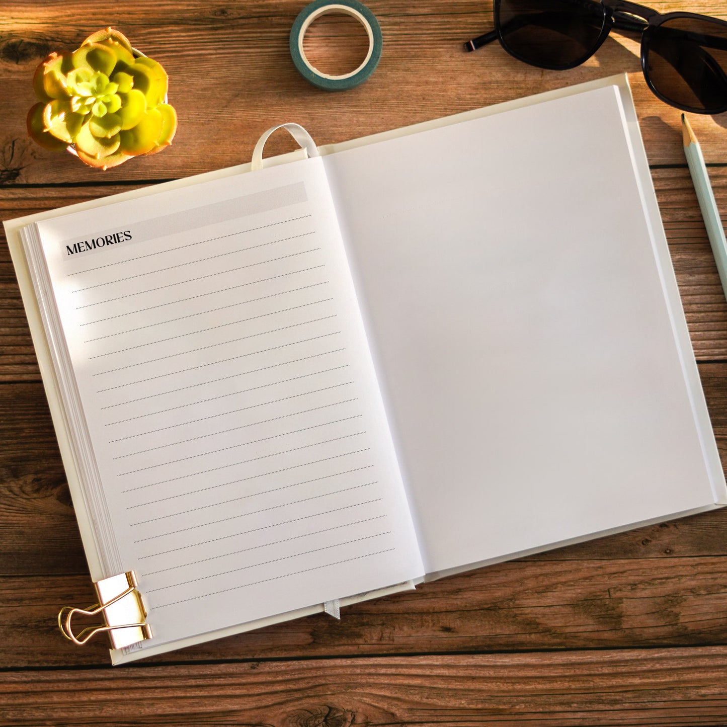 Personalised Toile Travel Journal