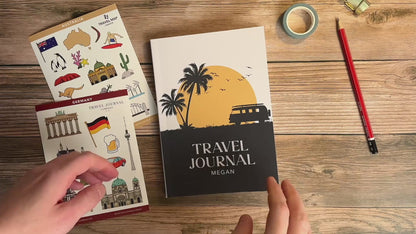 Personalised Deluxe Travel Journal