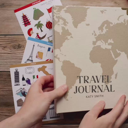 Personalised Travel Journal Binder