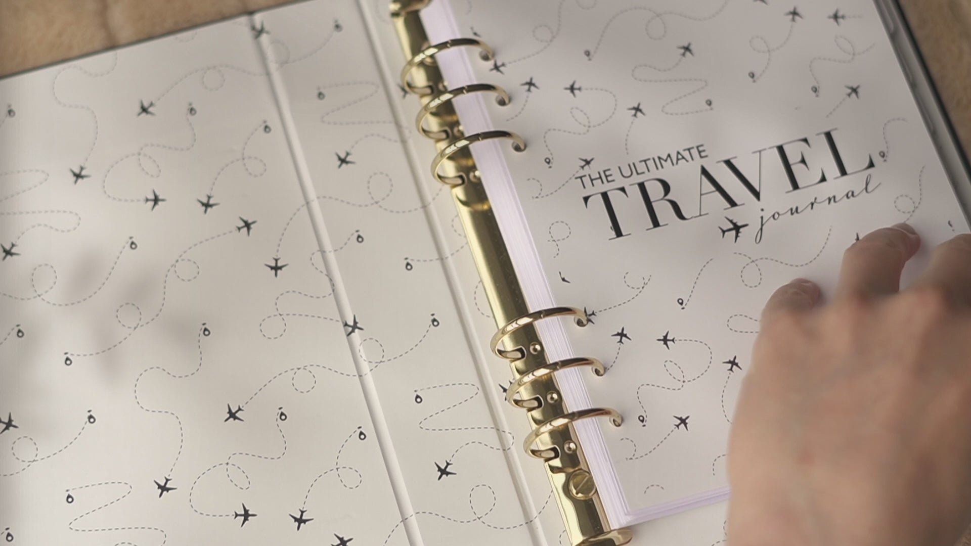 Ultimate Travel Journal Binder - Faux Leather Navy – Travel Journal Company