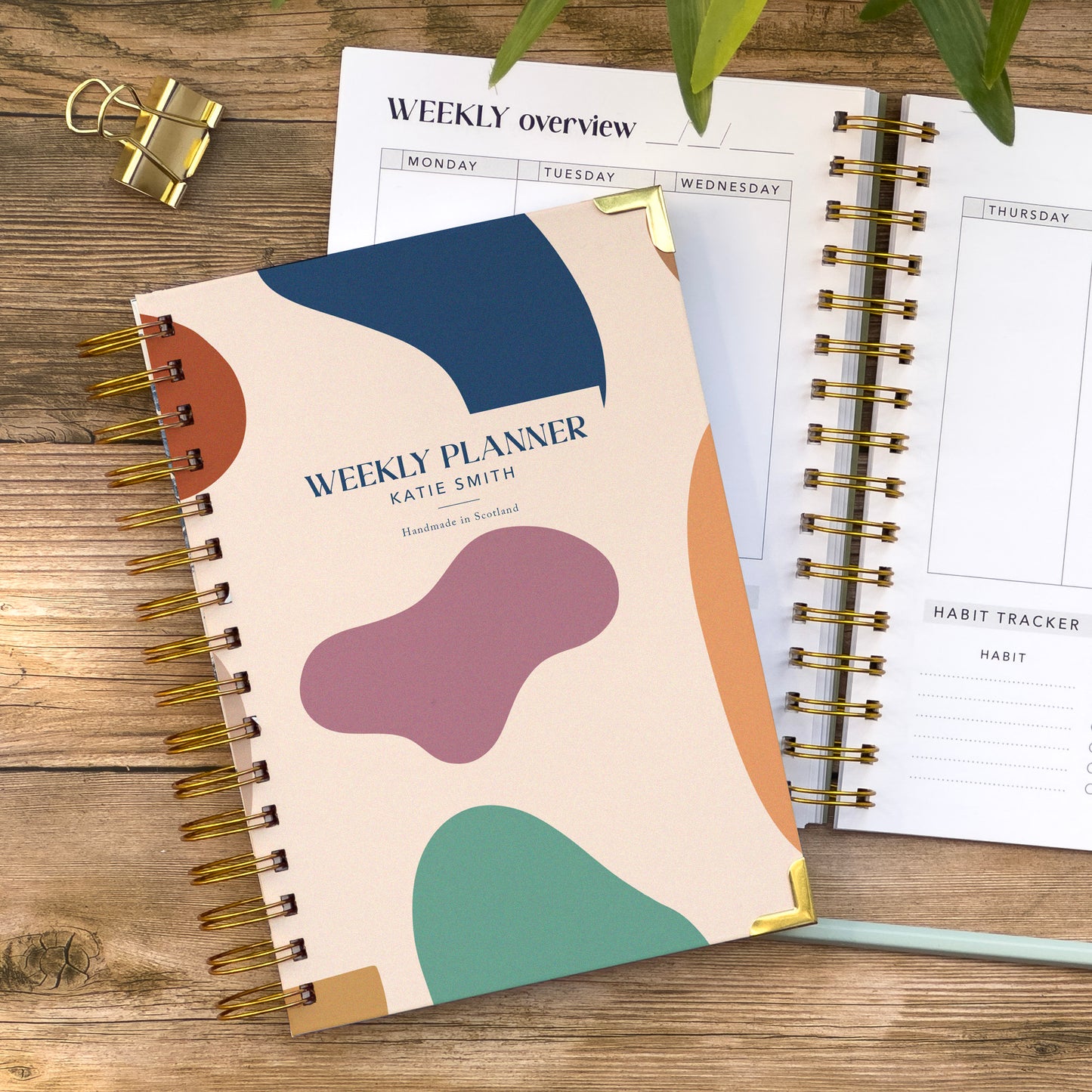 Undated Weekly Planner Diary - Personalised Life organiser