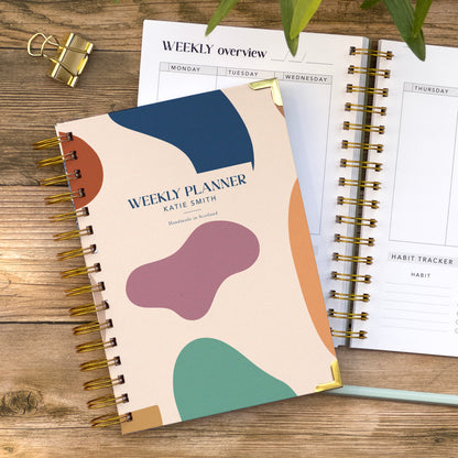 Undated Weekly Planner Diary - Personalised Life organiser