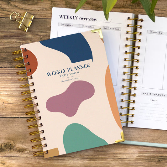 Undated Weekly Planner Diary - Personalised Life organiser