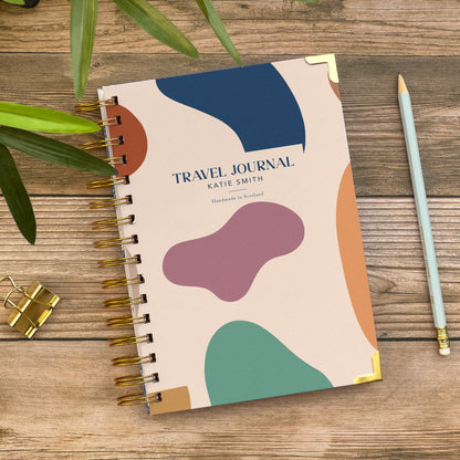 Personalised Travel Journal | Shapes