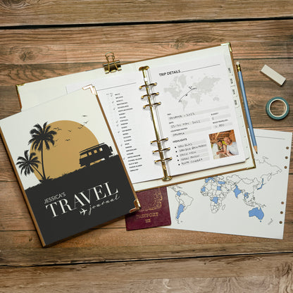 Ultimate Travel Journal Binder - Sunset