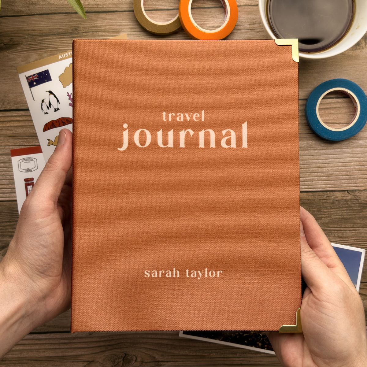 Personalised Travel Journal Binder