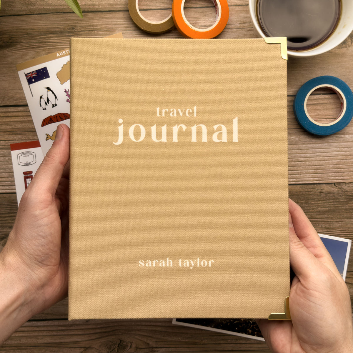Personalised Travel Journal Binder
